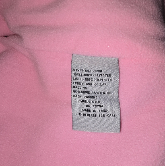 Zivo World Outerwear Down Feather Puffy Vest Pink - Picture 7 of 7